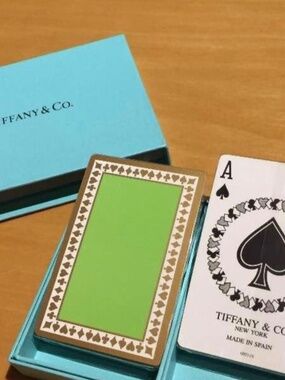 Tiffany and Co playing cards